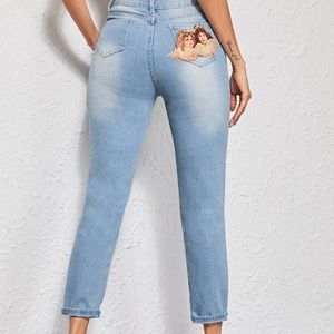 💰SOLD💰Angel printed jeans